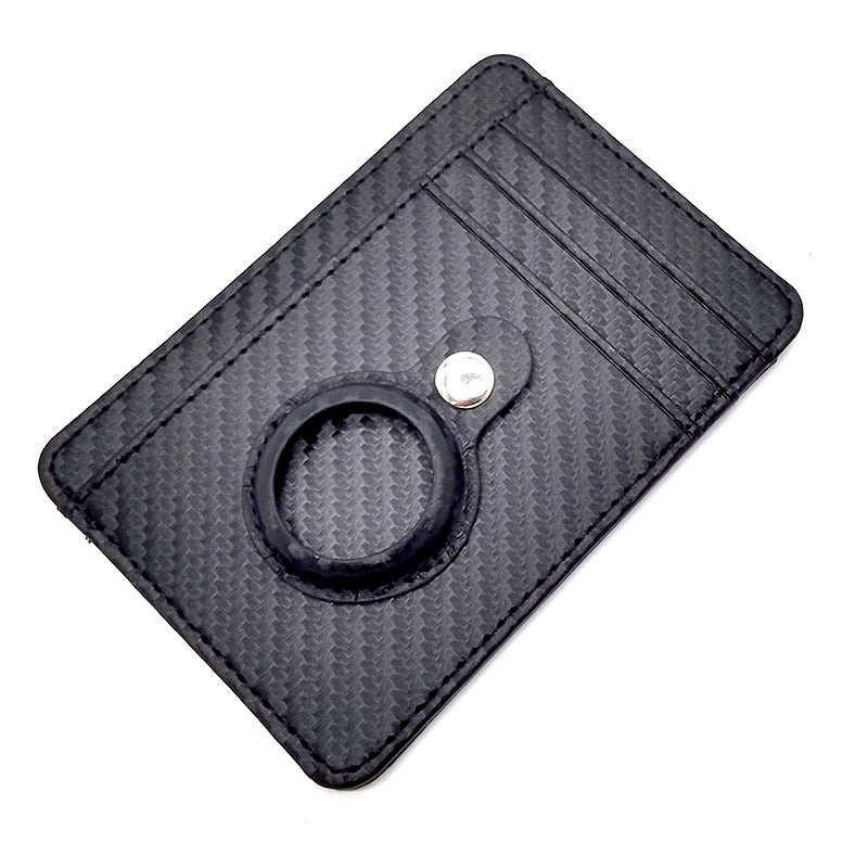 RFID Men's Wallet: Black Card Holder