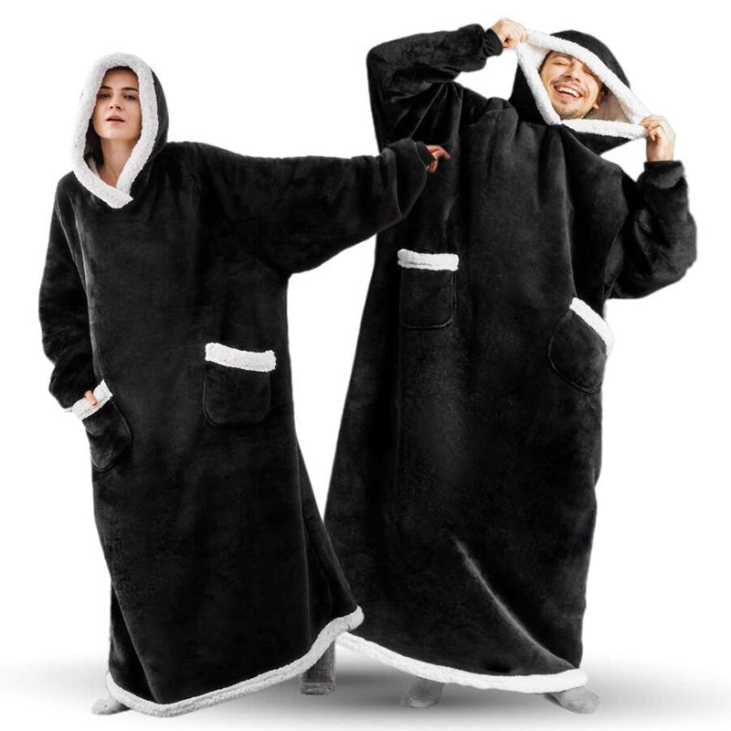 Winter Hoodie Blanket: Oversized Warm Pullover