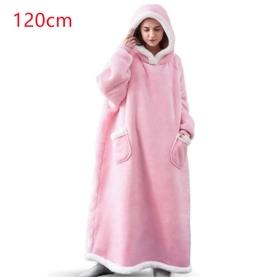 Winter Hoodie Blanket: Oversized Warm Pullover