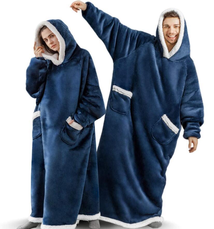Winter Hoodie Blanket: Oversized Warm Pullover