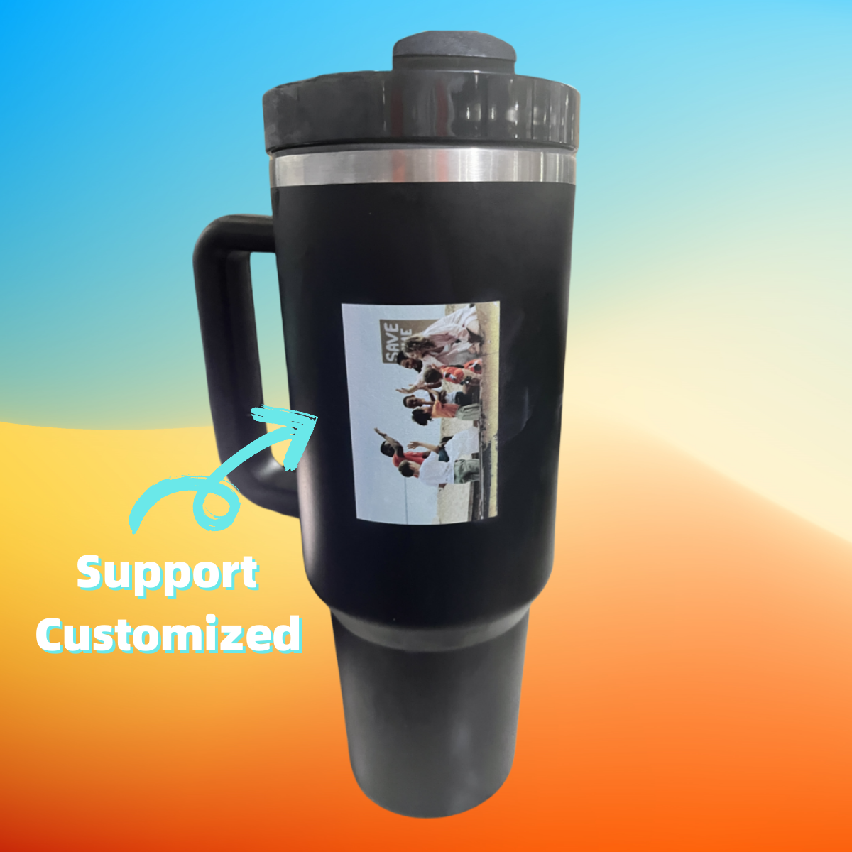 DIY Personalized Straw Coffee Insulation Cup: Portable Stainless Steel Travel Bottle