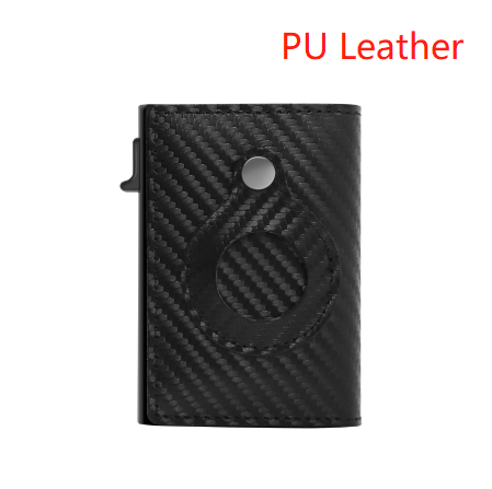 RFID Men's Wallet: Black Card Holder