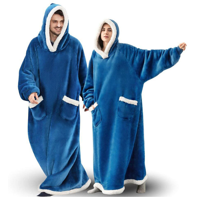 Winter Hoodie Blanket: Oversized Warm Pullover