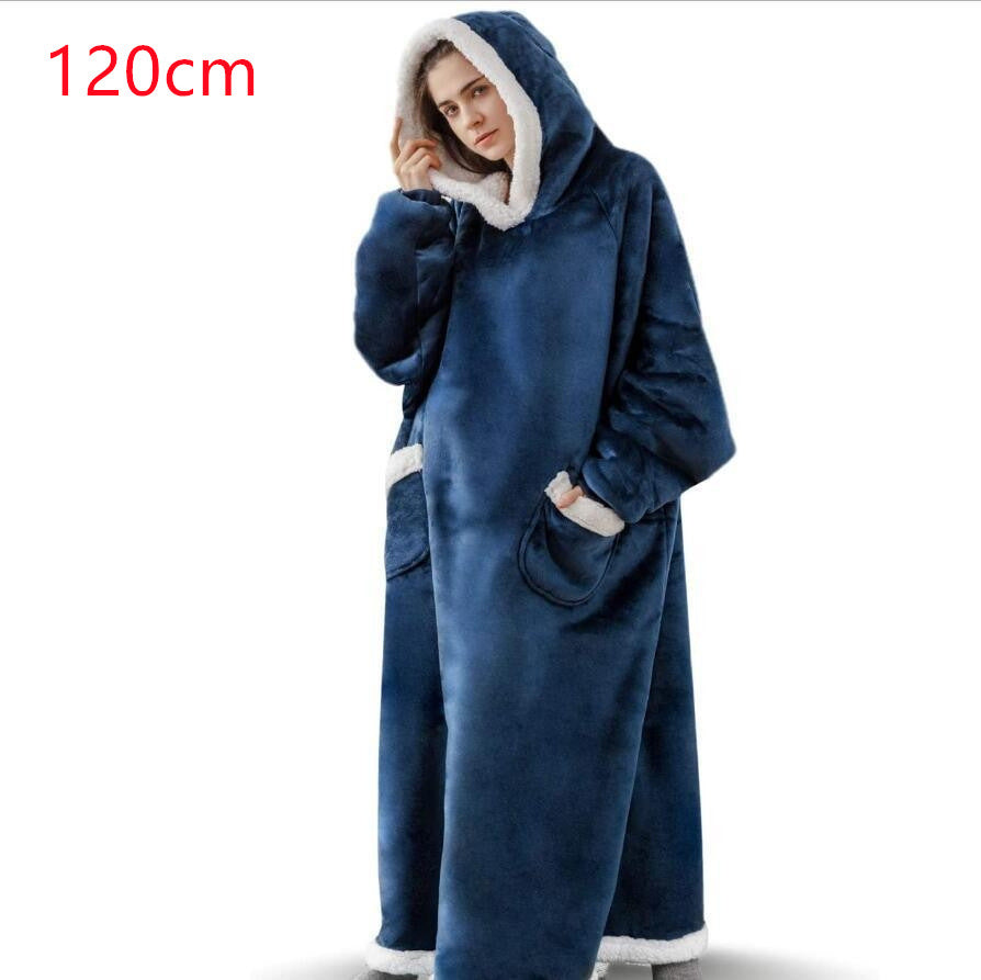 Winter Hoodie Blanket: Oversized Warm Pullover