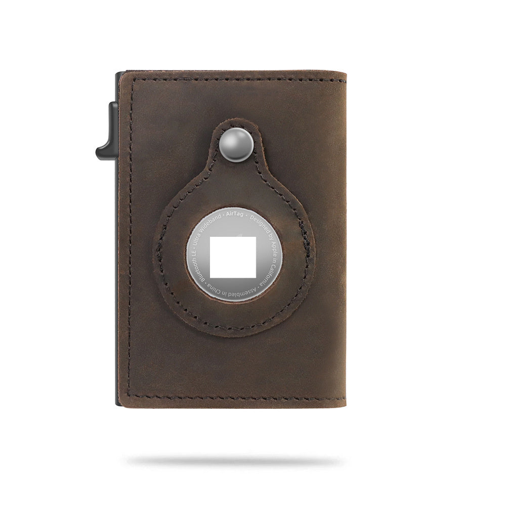 RFID Men's Wallet: Black Card Holder
