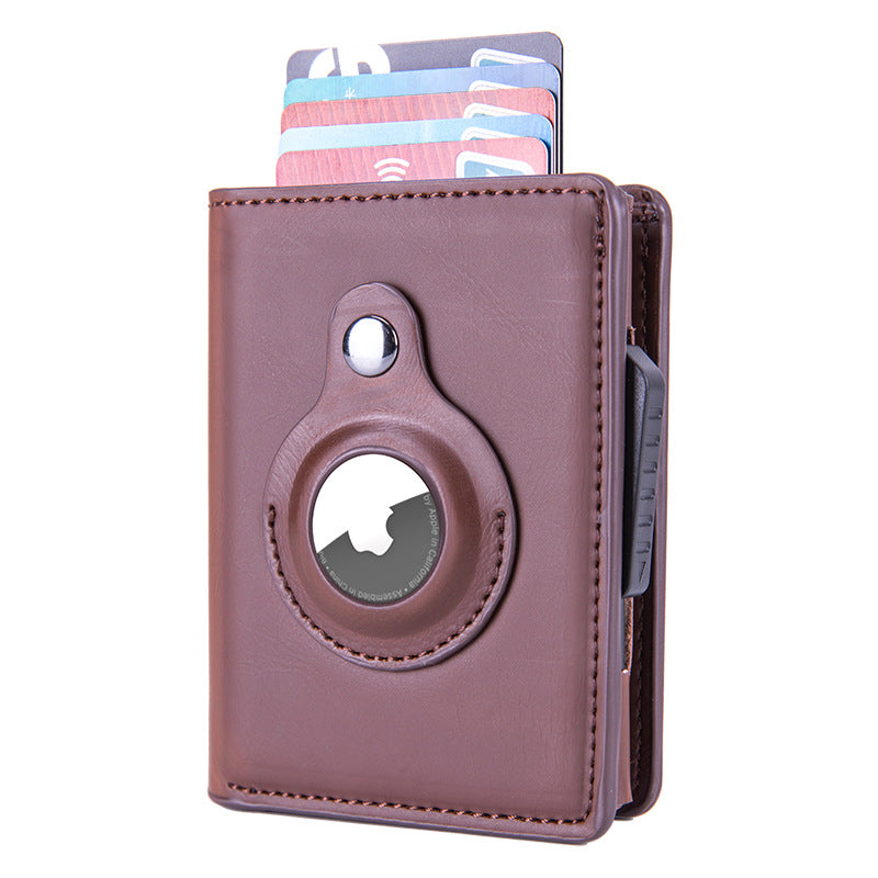RFID Men's Wallet: Black Card Holder