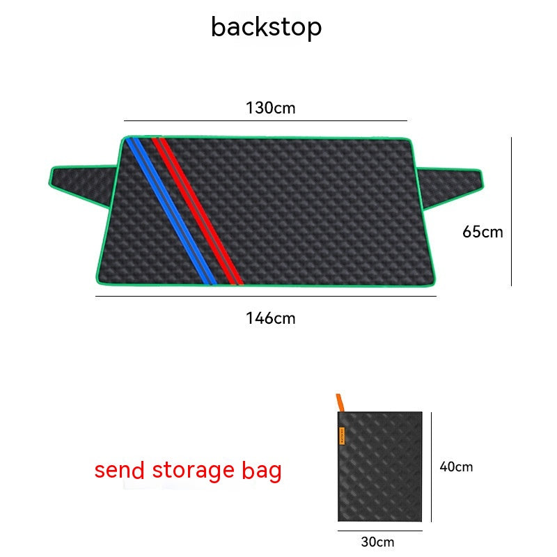 Winter Car Sun Shade Half Cover: Anti-Freeze & Rain Protection