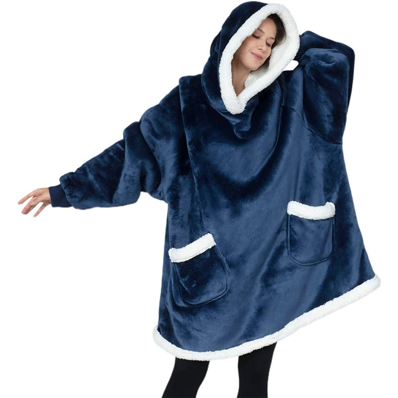 Winter Hoodie Blanket: Oversized Warm Pullover