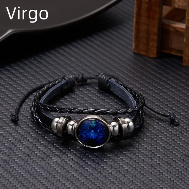 Galactic Glow Astrological Charm Bracelets