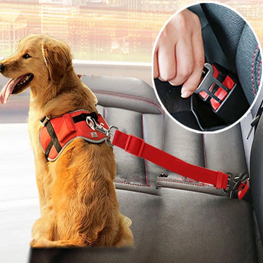 Pet Car Seat Belt: Telescopic Traction Rope