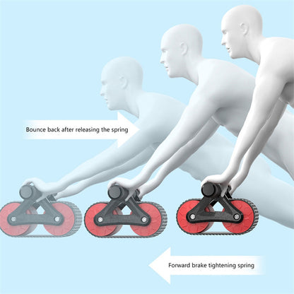 Automatic Rebound Ab Wheel Roller: Gym Waist Trainer