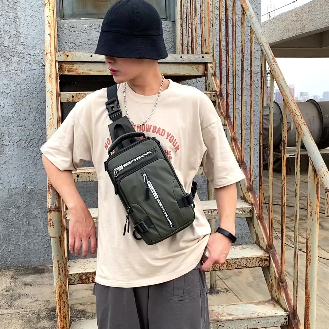 Men's Crossbody Backpack: Multifunctional Shoulder Bag