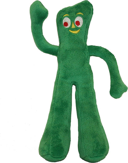 Multipet Gumby Plush Filled Dog Toy Green