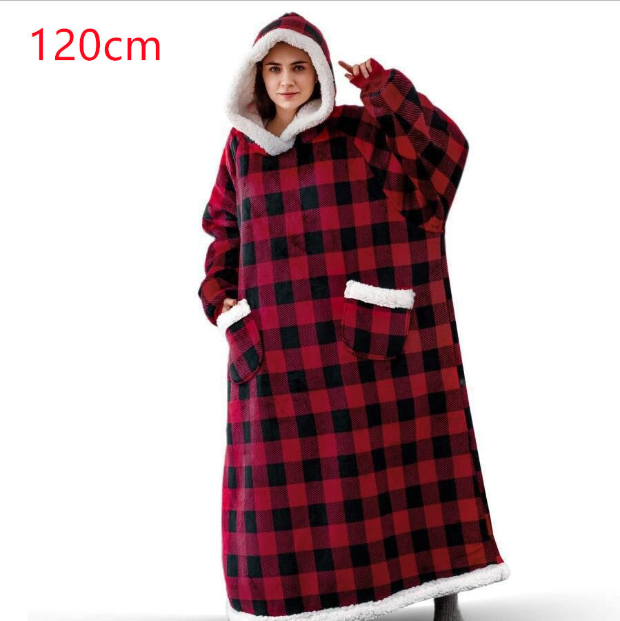 Winter Hoodie Blanket: Oversized Warm Pullover