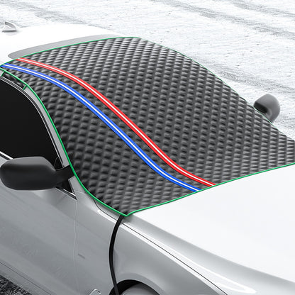 Winter Car Sun Shade Half Cover: Anti-Freeze & Rain Protection