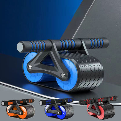 Automatic Rebound Ab Wheel Roller: Gym Waist Trainer
