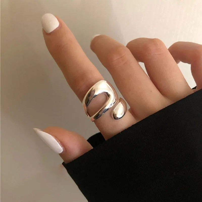 Minimalist 925 Stamp Rings