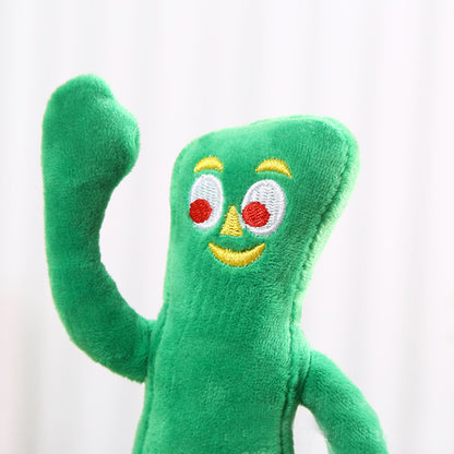 Multipet Gumby Plush Filled Dog Toy Green