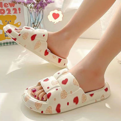 Women Home Shoes Bathroom Slippers Soft Sole Slides Summer Beach Shoes