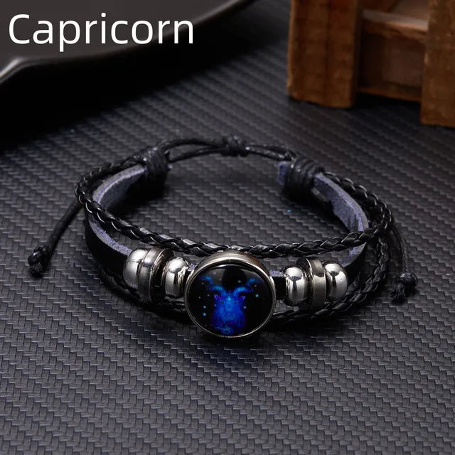 Galactic Glow Astrological Charm Bracelets