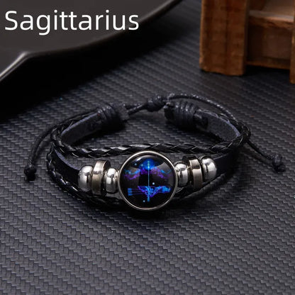 Galactic Glow Astrological Charm Bracelets