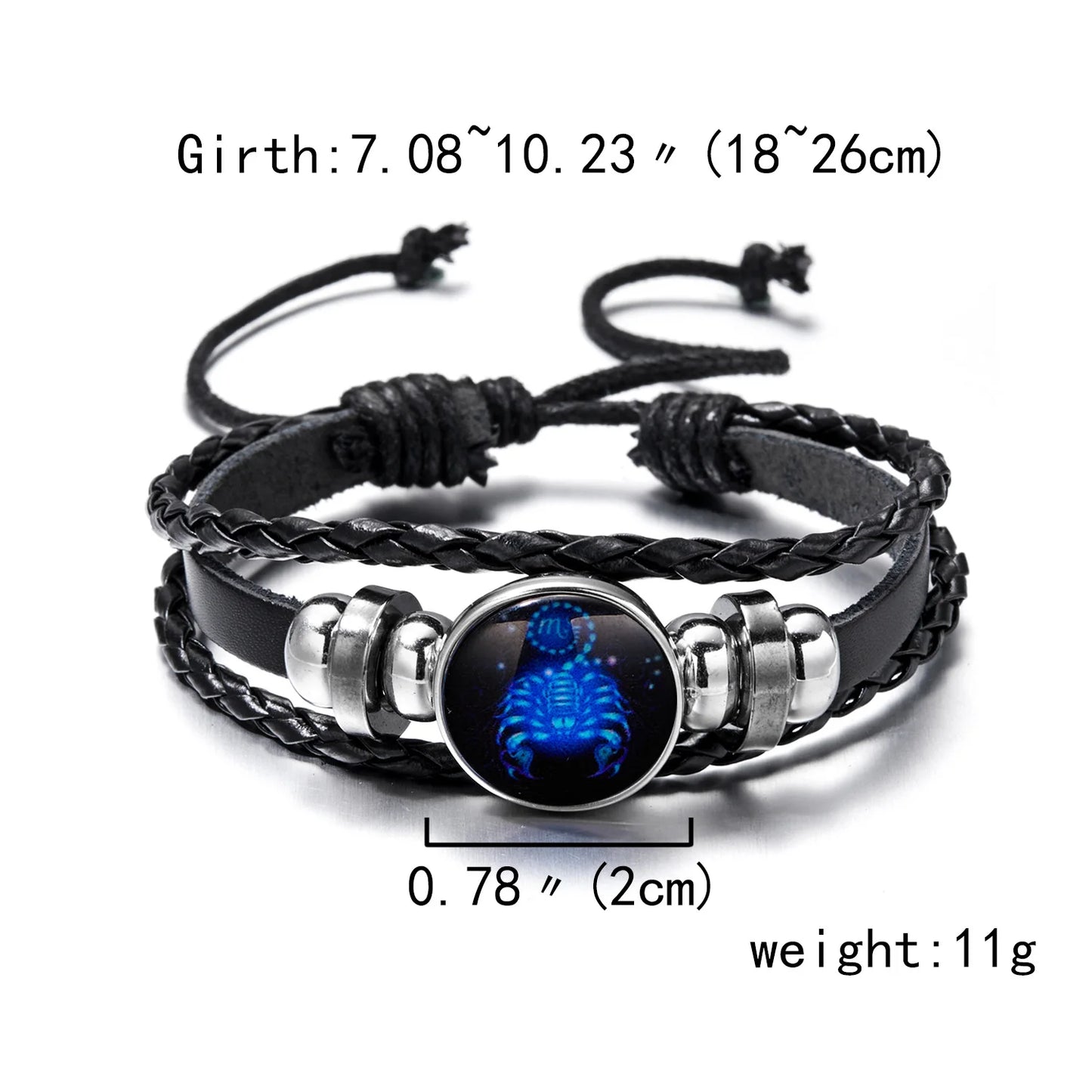 Galactic Glow Astrological Charm Bracelets